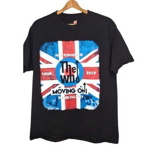 The Who Moving On Tour 2019 Large T Shirt Roger Daltry Pete Townshend Rock Band